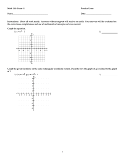 Math-180-Exam #1 Practice Exam
