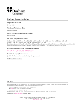 - Durham Research Online