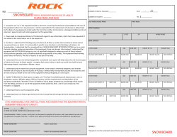SNOWBOARD - Rock Snow Park