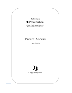 PowerSchool Parent User Guide