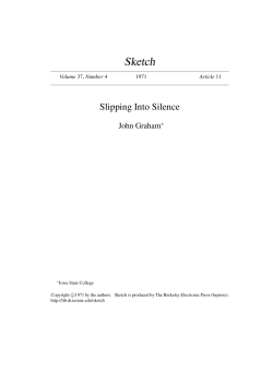 Slipping Into Silence