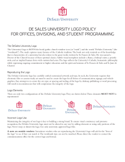 Logo Policy.indd - DeSales University