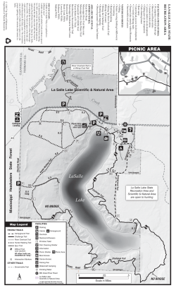 La Salle Lake State Recreation Area Map