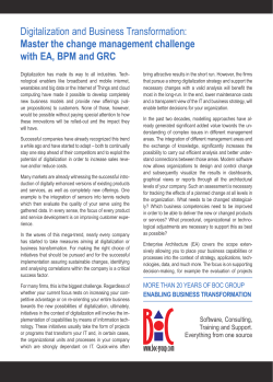 Digitalization and Business Transformation: Master the