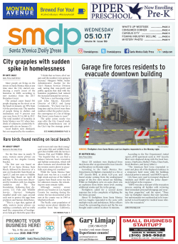 Garage fire forces residents to evacuate downtown building