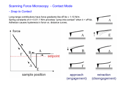 Scanning Force Microscopy