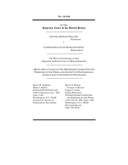 Brief amici curiae of Reporters Committee for