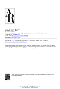 Modes of Animal Speciation