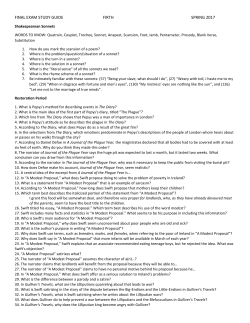 FINAL EXAM STUDY GUIDE FIRTH SPRING 2017