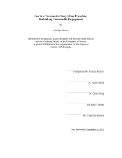 Lost in a Transmedia Storytelling Franchise: Rethinking