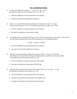 Part 1--Equilibrium Practice