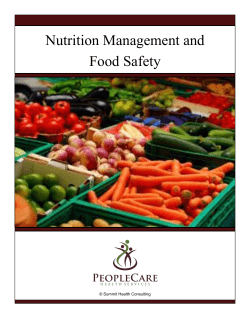 Nutrition Management and Food Safety
