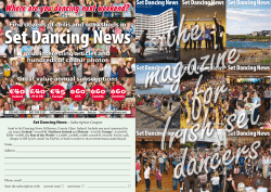 Set Dancing News
