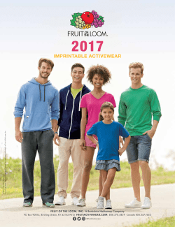 Catalog - Fruit Activewear