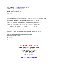 clark baker music