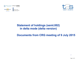 Statement of holdings (semt.002) in delta mode (delta version