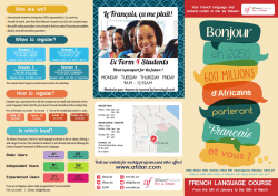 french language course - Alliance Fran&ccedil;aise Dar es Salaam