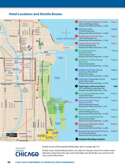 Hotel Locations and Shuttle Routes