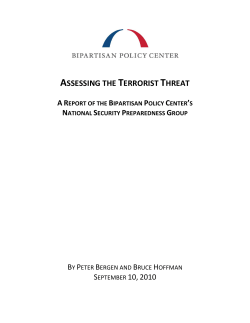 assessing the terrorist threat