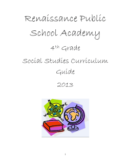 Fourth Grade - Renaissance Public School Academy