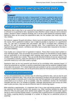 Qualitative Data