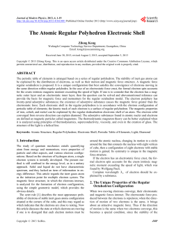 The Atomic Regular Polyhedron Electronic Shell