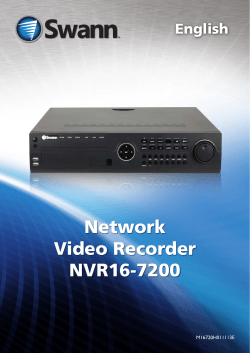 Network Video Recorder NVR16-7200