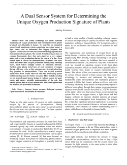 A Dual Sensor System for Determining the Unique Oxygen