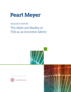 The Myth and Reality of TSR as an Incentive Metric