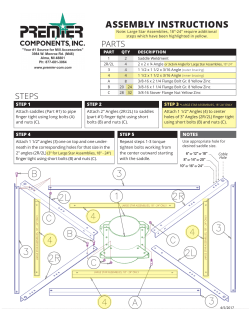 ASSEMBLY INSTRUCTIONS