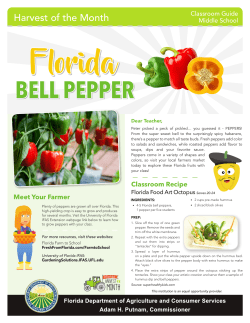 BELL PEPPER - WeatherSTEM