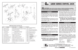 6800 series swivel jack - Dutton
