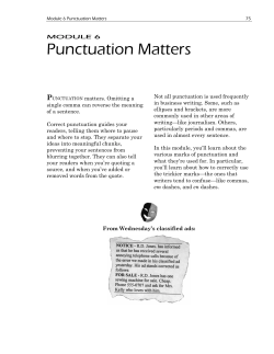 Sharpening Your Writing Skills