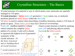 Class 7 - UNT College of Engineering