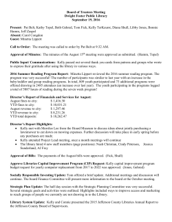 September 2016 - Dwight Foster Public Library