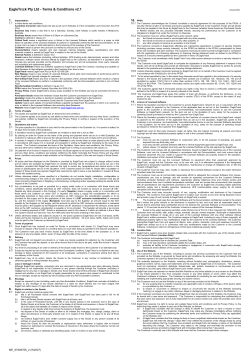 Terms and Conditions