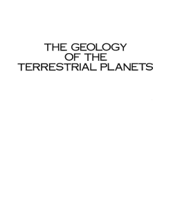The geology of the terrestrial planets