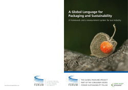A Global Language for Packaging and Sustainability