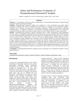 Safety and Performance Evaluation of Remanufactured Harmonic