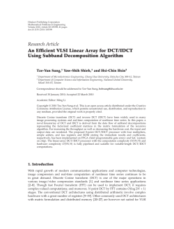An Efficient VLSI Linear Array for DCT/IDCT Using Subband