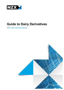 Guide to Dairy Derivatives