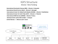 Presentation - International Service for the Geoid