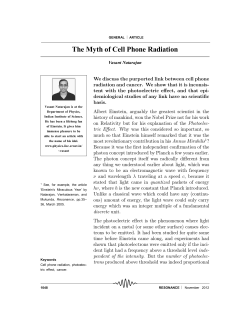 The Myth of Cell Phone Radiation