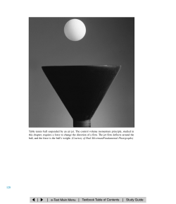Chapter 3 Integral Relations for a Control Volume