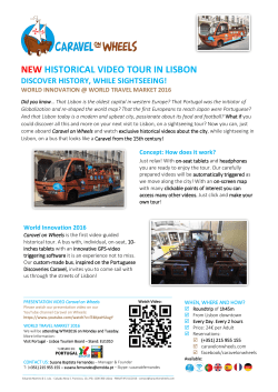 NEW HISTORICAL VIDEO TOUR IN LISBON