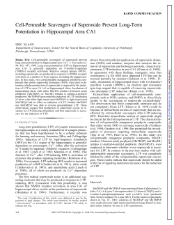 Cell-Permeable Scavengers of Superoxide Prevent Long
