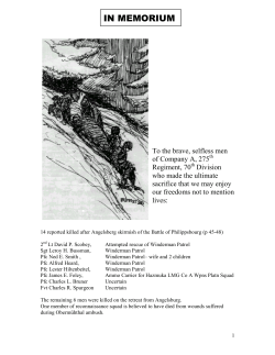 Operation Northwind - 70th Infantry Division Association