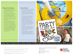 Kroc Party Brochure