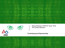 Fundraising and Sponsorship