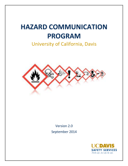 Hazard Communication Program